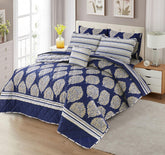 7 Pcs Quilted Comforter Set CC  220